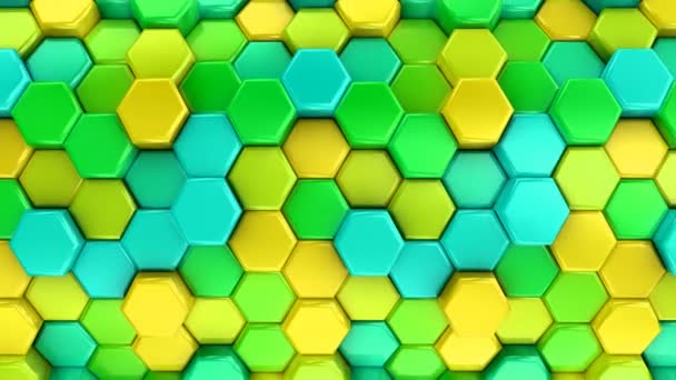 Les rayons de miel animés changent de couleur 