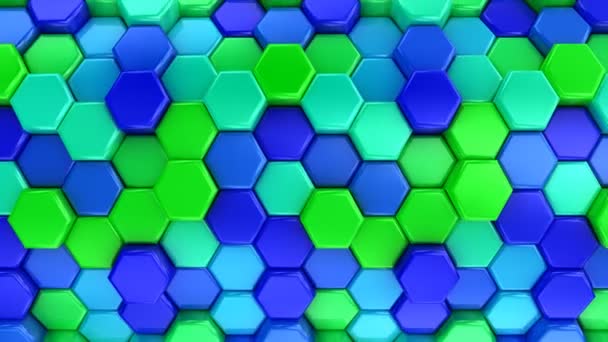 Les rayons de miel animés changent de couleur 