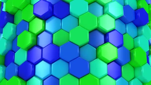 Les rayons de miel animés changent de couleur 