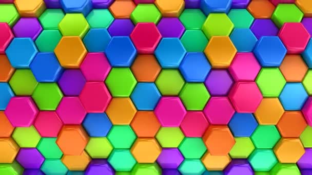 Les rayons de miel animés changent de couleur 