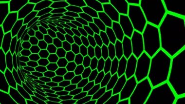 Kamera tünelde hareket ediyor