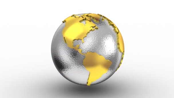Crear un globo giratorio — Vídeo de stock