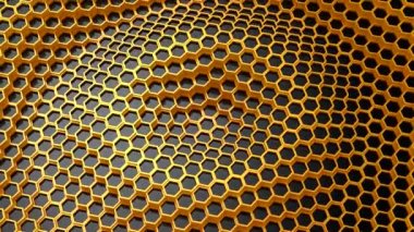 Animasyonlu altıgenler arka plan