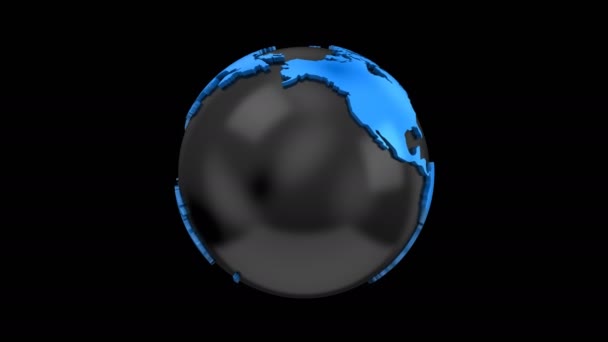 Rotating of Earth — Stock Video