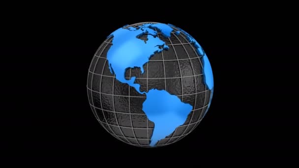 Creating a Rotating Globe — Stock Video