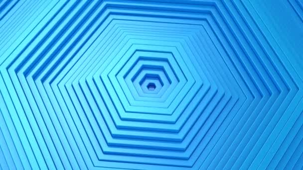 Background From Animated Hexagons — Stock Video