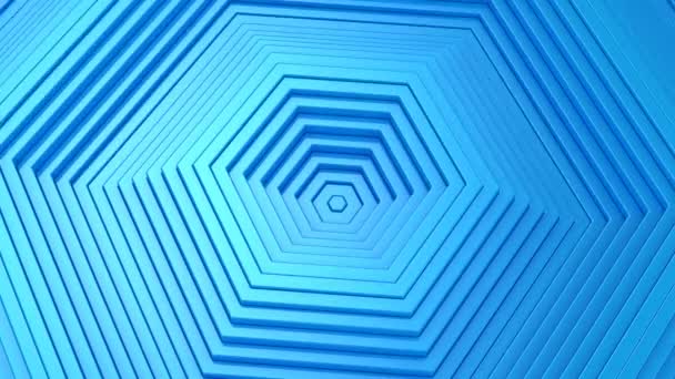 Bakgrund från animerade hexagoner — Stockvideo