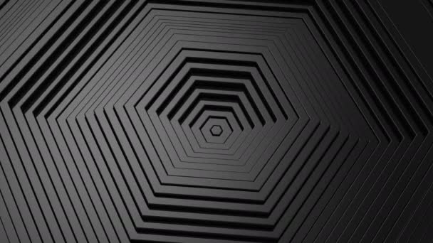 Фон з анімованих шестикутників — стокове відео