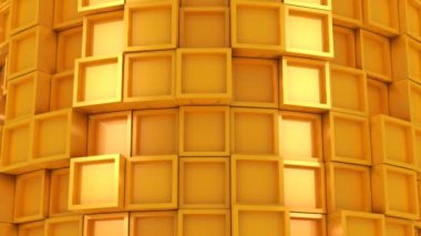 Arka plan kareler. Soyut arka plan, 2 1, döngü, 4 k, oluşturulan 3d animasyon