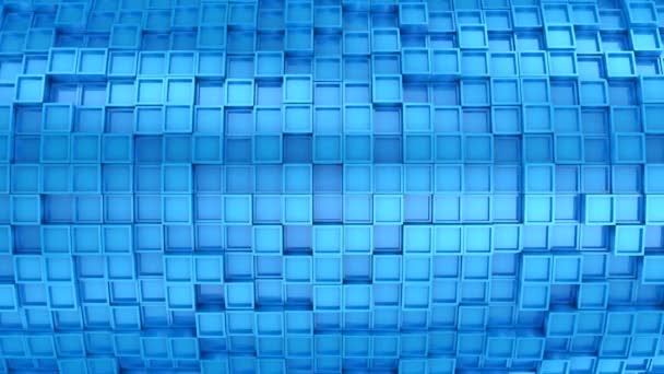 Hintergrund Aus Quadraten Abstrakter Hintergrund Loop Erstellt Animation — Stockvideo