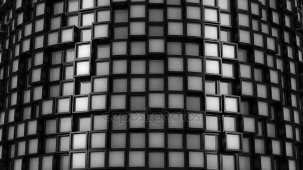 Background Squares Fundo Abstrato Loop Criado Animação — Vídeo de Stock