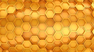 Altıgen yanarak bahislerin doğru kökenli. Soyut arka plan, 2 1, döngü, 4 k, oluşturulan 3d animasyon