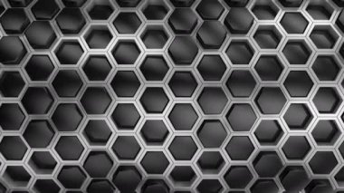 Altıgen yanarak bahislerin doğru kökenli. Soyut arka plan, 2 1, döngü, 4 k, oluşturulan 3d animasyon