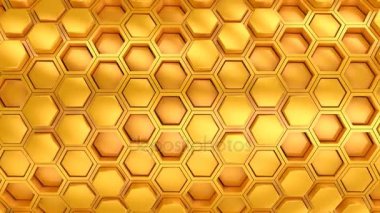 Altıgen yanarak bahislerin doğru kökenli. Soyut arka plan, 2 1, döngü, 4 k, oluşturulan 3d animasyon