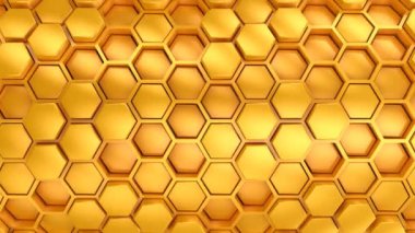 Altıgen yanarak bahislerin doğru kökenli. Soyut arka plan, 2 1, döngü, 4 k, oluşturulan 3d animasyon