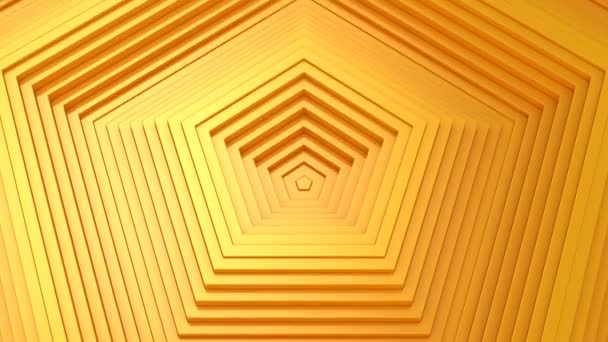 Background Pentagons Abstract Background Loop Created Animation — Stock Video