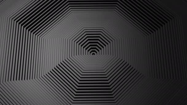 八角形から背景 抽象的な背景 ループ 301 600 フレーム で作成した アニメーション — ストック動画