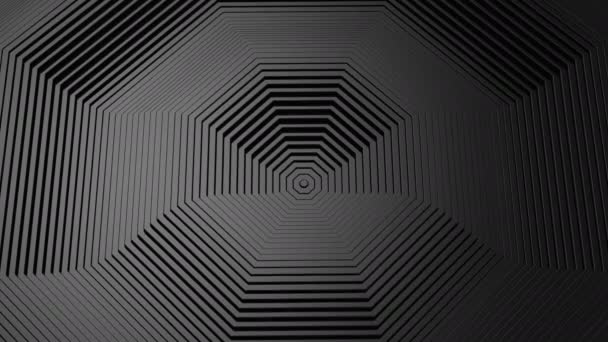 Bakgrund Från Oktogonen Abstrakt Bakgrund Loop Skapade Animering — Stockvideo