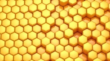 Altıgen yanarak bahislerin doğru bir dalga formu. 4 k, oluşturulan arka plan, 3 1, 3d animasyon