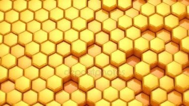 Altıgen yanarak bahislerin doğru bir dalga formu. 4 k, oluşturulan arka plan, 3 1, 3d animasyon