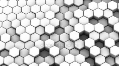 Altıgen yanarak bahislerin doğru bir dalga formu. 4 k, oluşturulan arka plan, 3 1, 3d animasyon