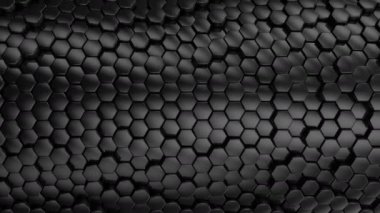 Altıgen yanarak bahislerin doğru arka plan. Soyut arka plan, 2 1, döngü, 4 k, oluşturulan 3d animasyon