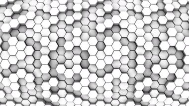 Altıgen yanarak bahislerin doğru arka plan. Soyut arka plan, 2 1, döngü, 4 k, oluşturulan 3d animasyon