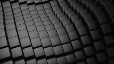 Küpleri bir dalga oluşur. Arka plan, 4 k, oluşturulan 2 1, döngü (301-600 kare), 3d animasyon