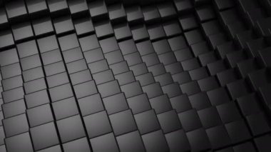 Küpleri bir dalga oluşur. Soyut arka plan, 2 1, döngü, 4 k, oluşturulan 3d animasyon