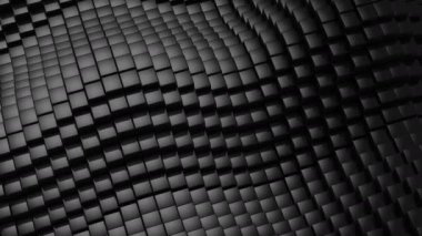 Küpleri bir dalga oluşur. Arka plan, 4 k, oluşturulan 2 1, döngü (301-600 kare), 3d animasyon