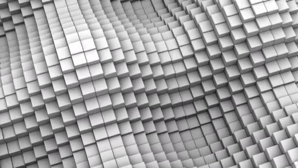 Les Cubes Forment Une Vague Fond Abstrait Boucle 301 600 — Video