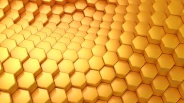 Altıgen yanarak bahislerin doğru bir dalga oluşur. Arka plan, 4 k, oluşturulan 2 1, döngü (301-600 kare), 3d animasyon