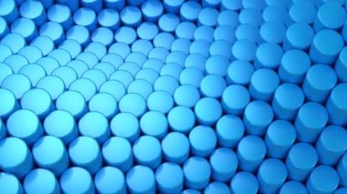 Silindir bir dalga oluşur. Arka plan, 4 k, oluşturulan 2 1, döngü (301-600 kare), 3d animasyon