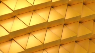 Üçgen bir dalga oluşur. Arka plan, 4 k, oluşturulan 2 1, döngü (301-600 kare), 3d animasyon