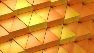 Üçgen bir dalga oluşur. Arka plan, 4 k, oluşturulan 2 1, döngü (301-600 kare), 3d animasyon