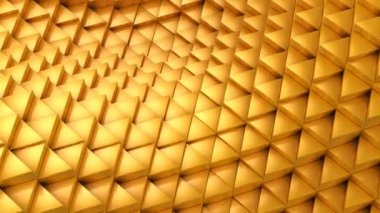 Üçgen bir dalga oluşur. Arka plan, 4 k, oluşturulan 2 1, döngü (301-600 kare), 3d animasyon