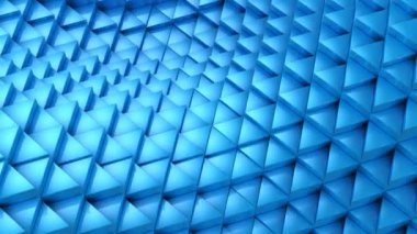 Üçgen bir dalga oluşur. Arka plan, 4 k, oluşturulan 2 1, döngü (301-600 kare), 3d animasyon