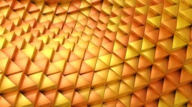 Üçgen bir dalga oluşur. Arka plan, 4 k, oluşturulan 2 1, döngü (301-600 kare), 3d animasyon