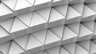 Üçgen bir dalga oluşur. Arka plan, 4 k, oluşturulan 2 1, döngü (301-600 kare), 3d animasyon