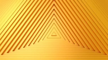 Üçgen bir dalga oluşur. Soyut arka plan, 2 1, döngü, 4 k, oluşturulan 3d animasyon