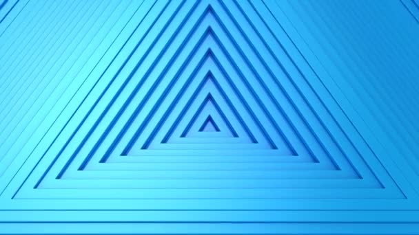Triângulos Formaram Uma Onda Fundo Abstrato Loop 301 600 Frames — Vídeo de Stock