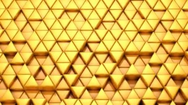 Üçgen bir dalga oluşur. 4 k, oluşturulan arka plan, 3 1, 3d animasyon