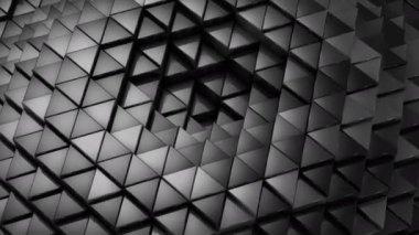 Üçgen bir dalga oluşur. Arka plan, 4 k, oluşturulan 2 1, döngü (301-600 kare), 3d animasyon