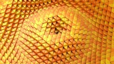 Üçgen bir dalga oluşur. Arka plan, 4 k, oluşturulan 2 1, döngü (301-600 kare), 3d animasyon