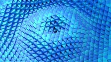 Üçgen bir dalga oluşur. Arka plan, 4 k, oluşturulan 2 1, döngü (301-600 kare), 3d animasyon