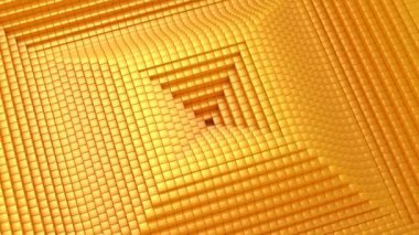 Küpleri bir dalga oluşur. Arka plan, 4 k, oluşturulan 2 1, döngü (301-600 kare), 3d animasyon