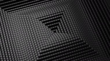 Küpleri bir dalga oluşur. Arka plan, 4 k, oluşturulan 2 1, döngü (301-600 kare), 3d animasyon