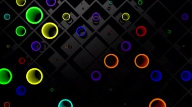 Boruların arka planı. Soyut arkaplan, döngü, 4k, 3d animasyonda oluşturuldu