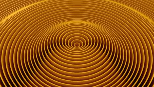 Cercles Forme une vague. Fond abstrait, boucle 4 en 1, créé en 4K, animation 3d 