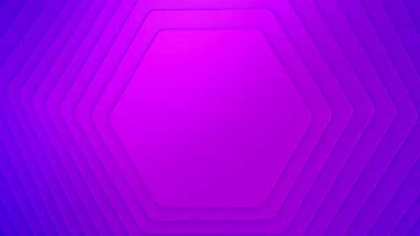 Background Hexagons Background Text Logo Loop Rendering Resolution — 비디오